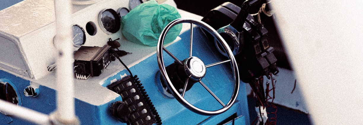 Marine VHF Radio on Boat
